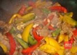 彩椒蚝油炒肉片的做法图解8