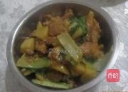 白菜与鸡腿的做法图解11