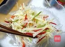 酸辣苹果丝的做法图解8