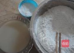 抹茶可可馒头的做法图解1