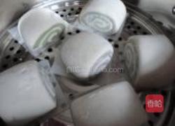 抹茶可可馒头的做法图解10