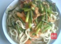 蒜薹鸡丝的做法图解6