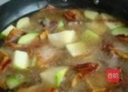 青萝卜炖腊肉的做法图解8