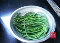 姜丝豇豆的做法图解4