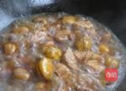 牛肉烧板栗的做法图解4