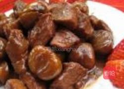 牛肉烧板栗的做法图解5
