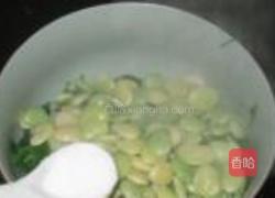 荠菜凉拌洋扁豆的做法图解5