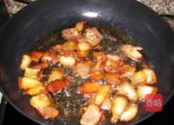 红菜苔炒腊肉的做法图解5