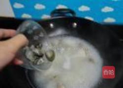 鱼丸花蛤白果面的做法图解4