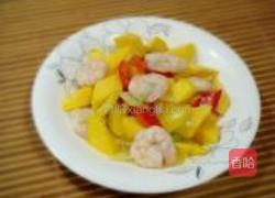 香芒炒虾球的做法图解9