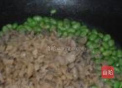 毛豆炒萝卜干的做法图解3