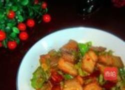 咸豆角炒腊肉的做法图解11