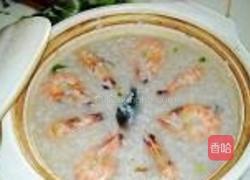 皮蛋虾粥的做法图解17