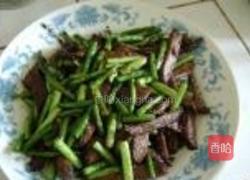 蒜薹炒牛肉的做法图解6