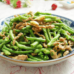 豇豆肉丝的做法[图]