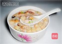 豆腐粒香菇干鱿鱼粥的做法图解16