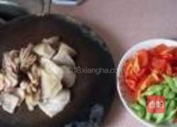 红椒四季豆炒腊肉的做法图解3