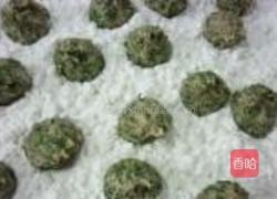水晶荠菜圆子的做法图解2