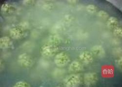 水晶荠菜圆子的做法图解4