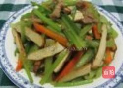 三丝炒芹菜的做法图解15