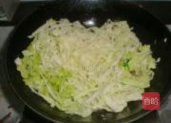 白菜炒面的做法图解15