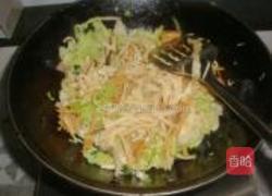 白菜炒面的做法图解16