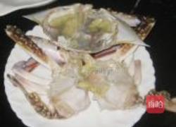 梭子蟹蒸鸡蛋的做法图解2