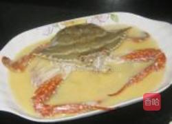 梭子蟹蒸鸡蛋的做法图解7