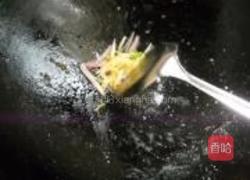 韭苔腐竹炒肉丝的做法图解3