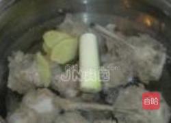 羊骨汤汆粉丝的做法图解4
