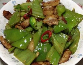 青椒炒五花肉[图]