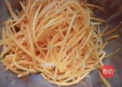 酸辣胡萝卜丝的做法图解4