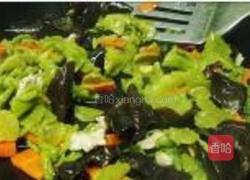 莴笋干炒木耳的做法图解4