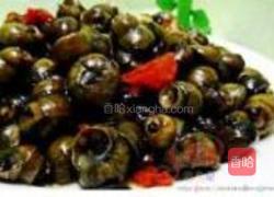 紫苏炒螺丝的做法图解11