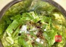 蚝油陈醋拌油麦菜的做法图解2