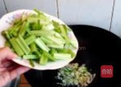 醬炒芹菜肉絲的做法圖解4