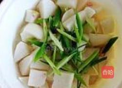 爽口萝卜块的做法图解3