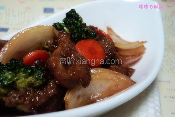 杂蔬猪肉粒
