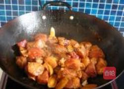三黄鸡烧五花肉的做法图解4