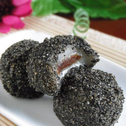 黑芝麻糯米球的做法[图]