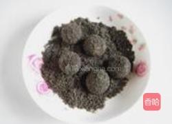 黑芝麻糯米球的做法图解10