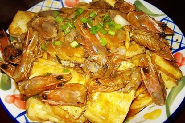 虾黄锅塌豆腐