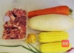 红白萝卜大骨汤的做法图解1