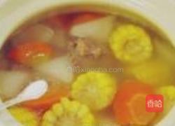 红白萝卜大骨汤的做法图解7