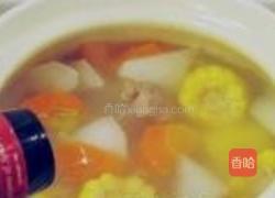 红白萝卜大骨汤的做法图解8