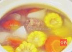 红白萝卜大骨汤的做法图解9