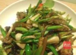 鳝鱼炒蒜苗的做法图解8