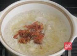 百合花莲子小米粥的做法图解4