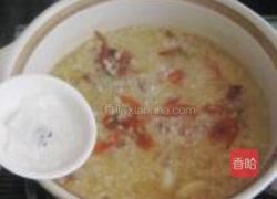 百合花莲子小米粥的做法图解5