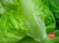 甜面酱拌生菜的做法图解1